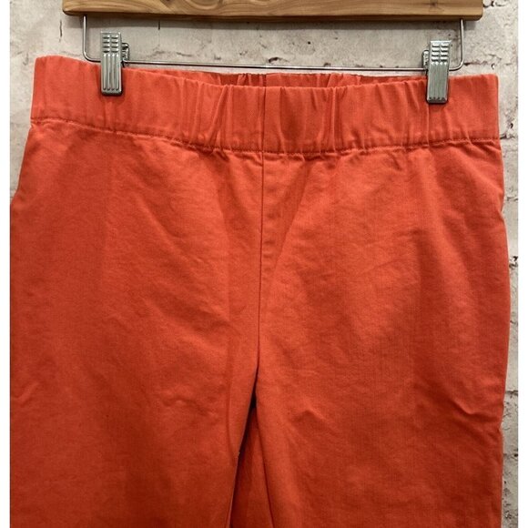 SOFT SURROUNDINGS Coral Pull On METRO Skinny Snap Ankle Legging Pants Size Small - Picture 3 of 4